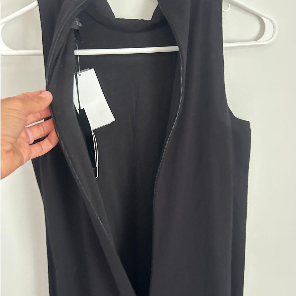 twenty Black Knit Cold Shoulder Dress - Black - XS - NWT - Picture 8 of 8